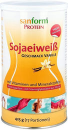 Sanform Sojaeiweiss Protein Pulver Vanille vegan laktosefrei glutenfrei 425 g – Bild 1 von 1