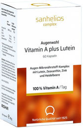 Sanhelios Augenwohl Vitamin A und Lutein Kapseln vegan 60 Stück – Bild 1 von 1