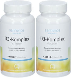 Sanhelios D3-Komplex Vitamin D3 4000 IE Kapseln 160 Stück – Bild 1 von 1