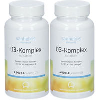 Produktbild von Sanhelios D3-Komplex Vitamin D3 4000 IE Kapseln 160 Stück