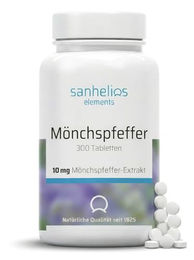 Sanhelios Mönchspfeffer 10 mg Tabletten 300 Stück vegan ohne Zusatzstoffe – Bild 1 von 6