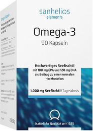 Sanhelios Omega-3 Kapseln ohne Zusatzstoffe 90 Stück – Bild 1 von 1