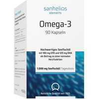 Produktbild von Sanhelios Omega-3 Kapseln ohne Zusatzstoffe 90 Stück