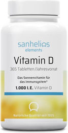 Sanhelios Vitamin D3 Tabletten 1000 IE 365 Stück – Bild 1 von 1