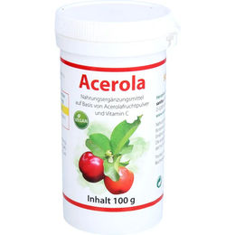 sanitas Acerola Pulver Bio 100 g – Bild 1 von 3