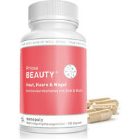 Produktbild von Sanopoly Priosa Beauty Kollagen-Kombi Aminosäurekomplex mit Zink und Biotin vegan 100 Kapseln
