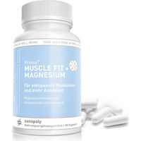 Produktbild von Sanopoly Priosa Muscle Fit Magnesium-Komplex vegan 80 Kapseln