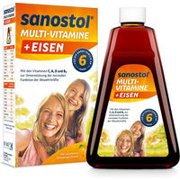 Produktbild von Sanostol plus Eisen mit 9 Vitaminen von DR. KADE als Flüssigkeit für Kinder und Erwachsene