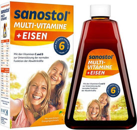 Sanostol plus Eisen Saft für Kinder und Erwachsene 230 ml – Bild 1 von 1