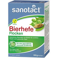 Produktbild von Sanotact Bierhefe Flocken vegan laktosefrei und zuckerfrei