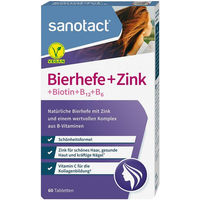 Produktbild von sanotact Bierhefe und Zink Tabletten