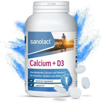 Produktbild von sanotact Calcium + D3 Tabletten 300 Stück vegetarisch glutenfrei laktosefrei 264 g