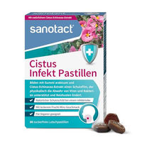 Produktbild von sanotact Cistus Infekt Lutschtabletten zuckerfrei 30 Stück