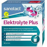 Produktbild von Sanotact Elektrolyte Plus Pulver Neutral Vegan Laktosefrei Glutenfrei 20 Stück