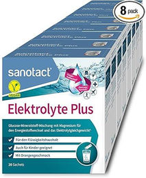 sanotact Elektrolyte Plus Pulver Orange 160 Beutel vegan vegetarisch – Bild 1 von 2