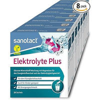 Produktbild von sanotact Elektrolyte Plus Pulver Orange 160 Beutel vegan vegetarisch