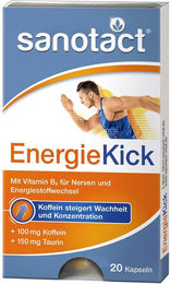 Sanotact EnergieKick Kapseln mit Vitamin B2 glutenfrei laktosefrei und zuckerfrei – Bild 1 von 1