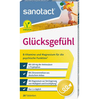 Produktbild von Sanotact Glücksgefühl Anti-Stress-Komplex mit B-Komplex Tabletten, 20 Stück