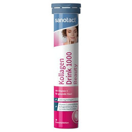 sanotact Kollagen Drink Brausetabletten glutenfrei und laktosefrei 20 Stück – Bild 1 von 2