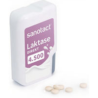 Produktbild von Sanotact Laktase Direkt 4.500 Tabletten vegan und glutenfrei 100 Stück