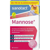 Produktbild von Sanotact Mannose+ mit Niacin Tabletten