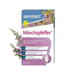 sanotact Mönchspfeffer Tabletten vegan 60 Stück – Bild 1 von 7