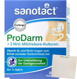 Sanotact ProDarm Kapseln mit 10 Mrd. Milchsäurekulturen vegan glutenfrei laktosefrei 20 Kapseln – Bild 1 von 1