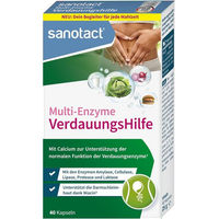 Produktbild von sanotact VerdauungsHilfe Kapseln mit Multi-Enzym-Komplex laktosefrei und glutenfrei