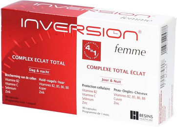 Sanova Pharma INVERSION femme Kapseln mit Zink, Biotin und Selen für Frauen – Bild 1 von 2