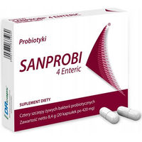 Produktbild von Sanprobi 4 Enteric Probiotic Kapseln für Kinder und Erwachsene 20 Stück