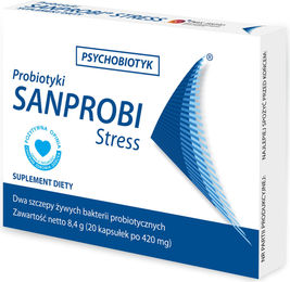 Sanprobi Stress Probiotikum Kapseln für Erwachsene und Kinder 20 Stück – Bild 1 von 2