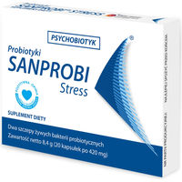 Produktbild von Sanprobi Stress Probiotikum Kapseln für Erwachsene und Kinder 20 Stück