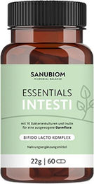 Sanubiom Essentials Intesti Kapseln vegetarisch laktosefrei und glutenfrei – Bild 1 von 1