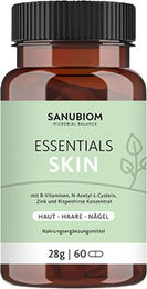 Sanubiom Essentials Skin Kapseln mit Kieselerde vegan laktosefrei und glutenfrei – Bild 1 von 1