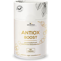 Produktbild von Sanutrition Antiox-Boost Zink Biotin Selen Kombination Kapseln ohne Zusatzstoffe für Sportler 60 Stück