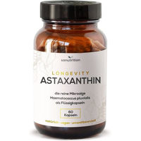 Produktbild von Sanutrition Astaxanthin 8 mg Kapseln vegan ohne Zusatzstoffe 60 Stück