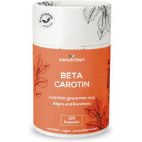 Produktbild von Sanutrition Beta Carotin 30 mg Vitamin A Kapseln ohne Zusatzstoffe