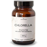 Produktbild von Sanutrition Bio Chlorella Chlorophyll Pulver ohne Zusatzstoffe