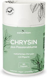 Sanutrition Chrysin aus Passionsblume 500 mg Kapseln vegan ohne Zusatzstoffe – Bild 1 von 2