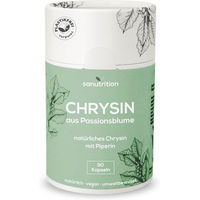 Produktbild von Sanutrition Chrysin aus Passionsblume 500 mg Kapseln vegan ohne Zusatzstoffe