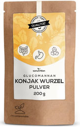 Sanutrition Glucomannan Pulver aus reiner Konjak-Wurzel ohne Zusatzstoffe 200 g – Bild 1 von 2