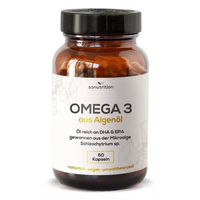 Produktbild von Sanutrition Omega-3 Algenöl Kapseln vegan und vegetarisch ohne Zusatzstoffe