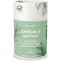 Produktbild von Sanutrition Omega-3 Fischöl Kapseln ohne Zusatzstoffe