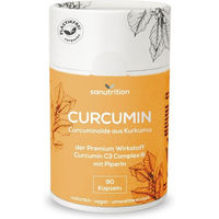 Produktbild von Sanutrition Premium Curcumin Extrakt standardisiert ohne Zusatzstoffe Kapseln