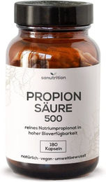 Sanutrition Propionsäure 500 mg Kapseln 180 Stück ohne Zusatzstoffe – Bild 1 von 3