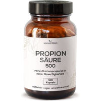 Produktbild von Sanutrition Propionsäure 500 mg Kapseln 180 Stück ohne Zusatzstoffe