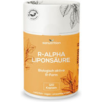 Produktbild von Sanutrition R-Alpha Liponsäure 400 mg Kapseln Vegan ohne Zusatzstoffe