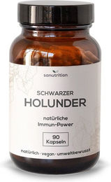 Sanutrition Schwarzer Holunder Kapseln vegan 450 mg – Bild 1 von 3