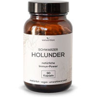 Produktbild von Sanutrition Schwarzer Holunder Kapseln vegan 450 mg