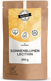 Sanutrition Sonnenblumenlecithin Pulver vegan ohne Zusatzstoffe 250 g – Bild 1 von 3